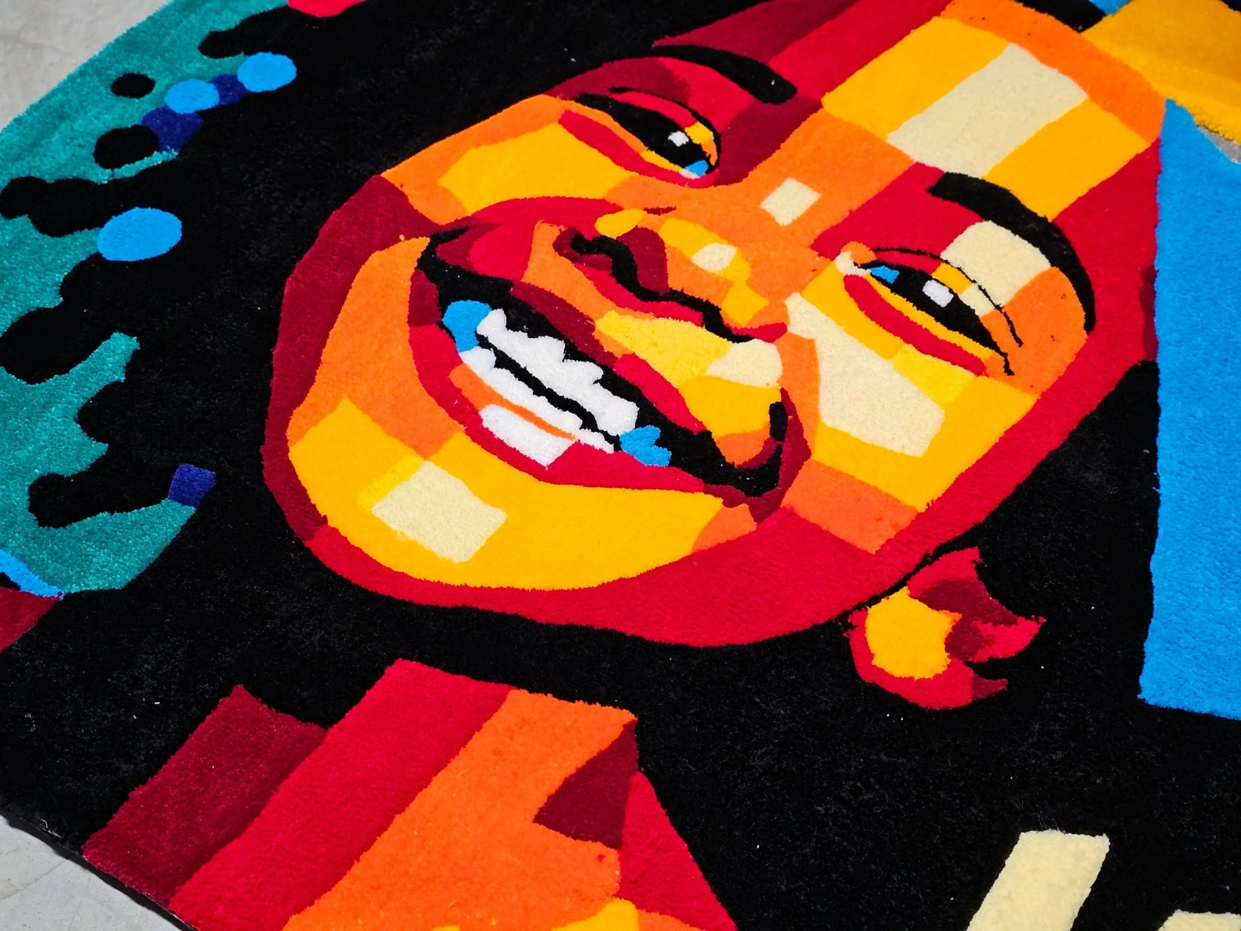 How We Created a Custom Tufted Portrait Rug With a Powerful Message: BU - Tuft & Timber Co., LLC