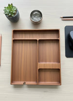 Customizable Solid Wood Desk Organizer – Handcrafted - Tuft & Timber Co., LLC