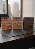 Handcrafted Wood Desk Organizer – (Epoxy Fill) - Tuft & Timber Co., LLC