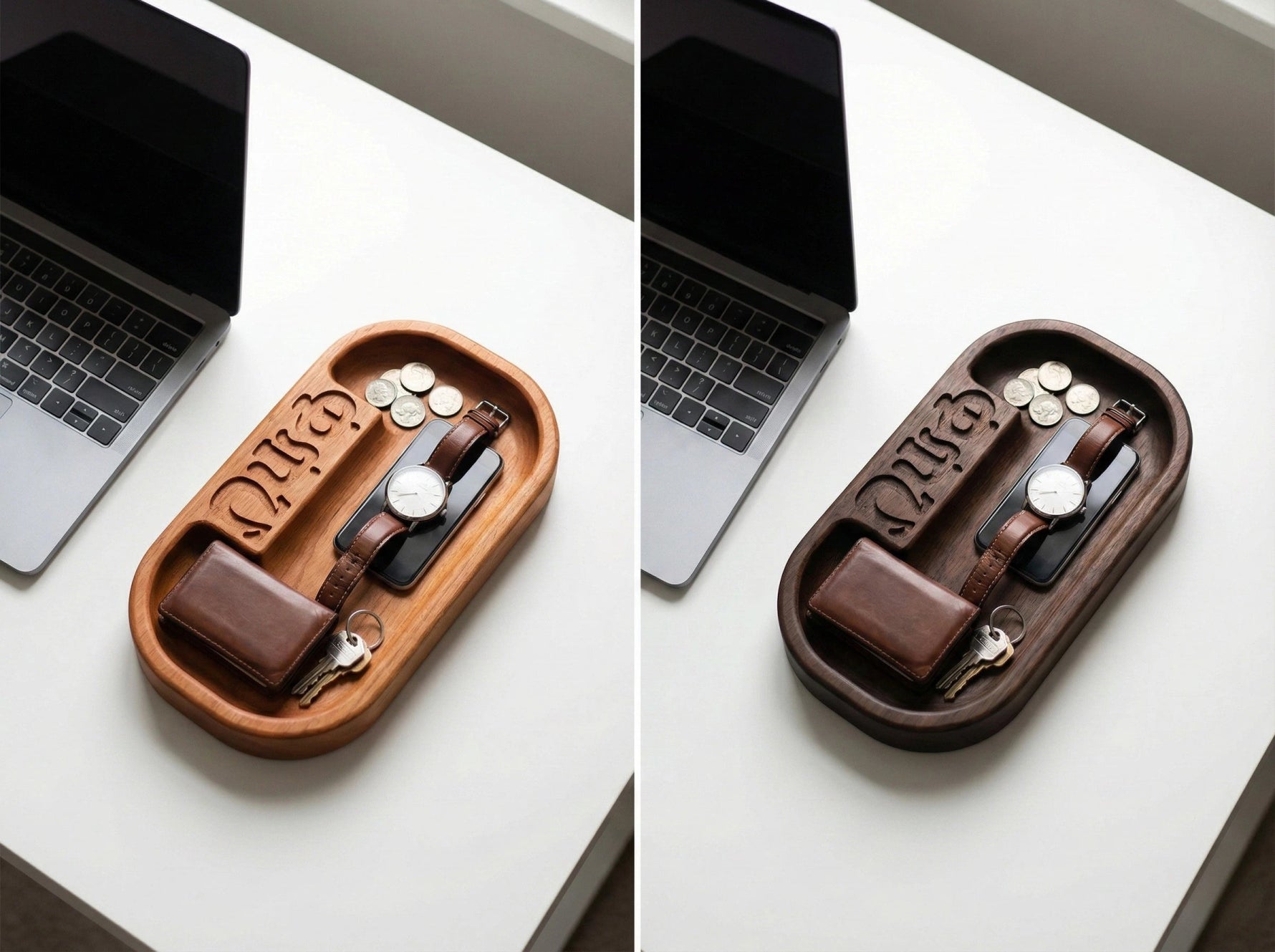 Personalized Catch - All Trays (Epoxy Fill) - Handcrafted - Tuft & Timber Co., LLC