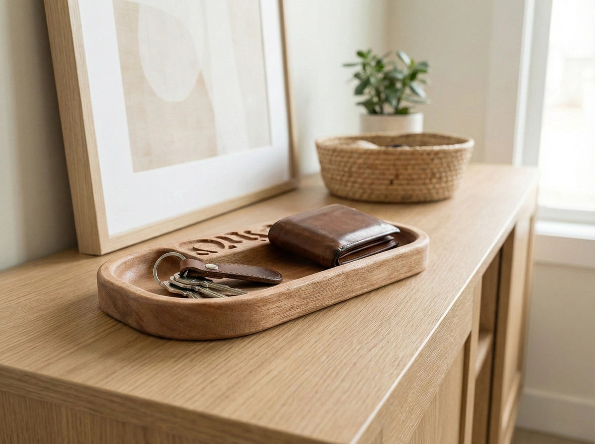 Personalized Catch - All Trays (Epoxy Fill) - Handcrafted - Tuft & Timber Co., LLC