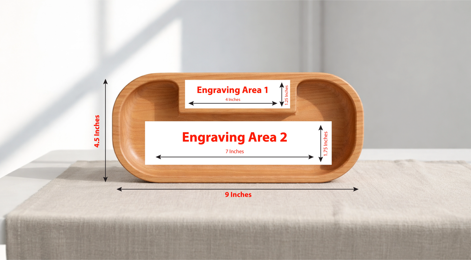 Personalized Catch - All Trays (Epoxy Fill) - Handcrafted - Tuft & Timber Co., LLC