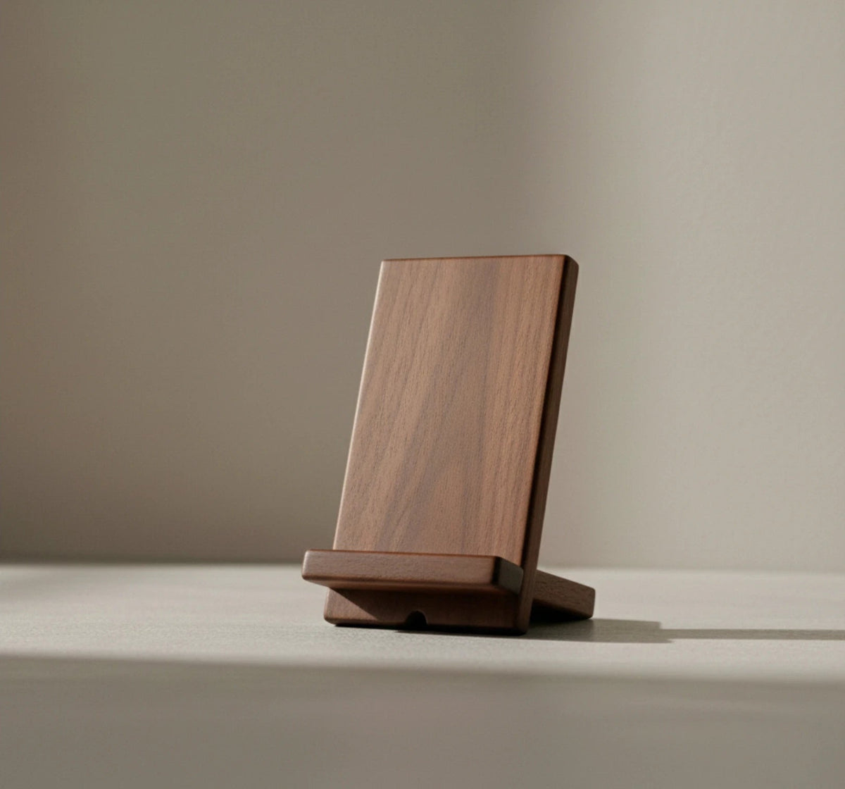 Personalized Wooden Desk Phone Holder - Tuft & Timber Co., LLC