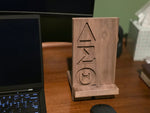Personalized Wooden Desk Phone Holder - Tuft & Timber Co., LLC