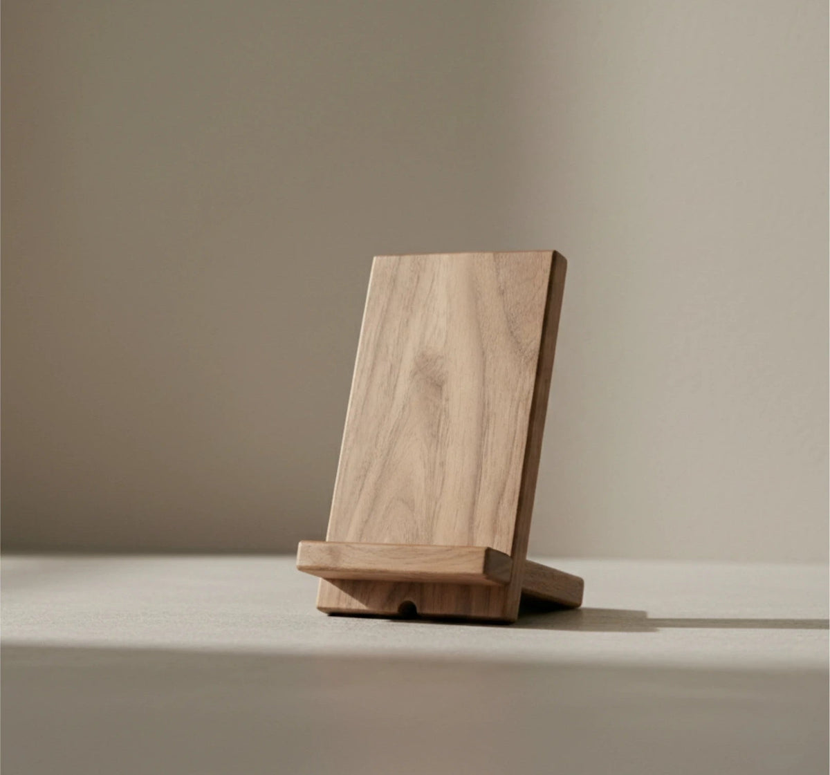 Personalized Wooden Desk Phone Holder - Tuft & Timber Co., LLC